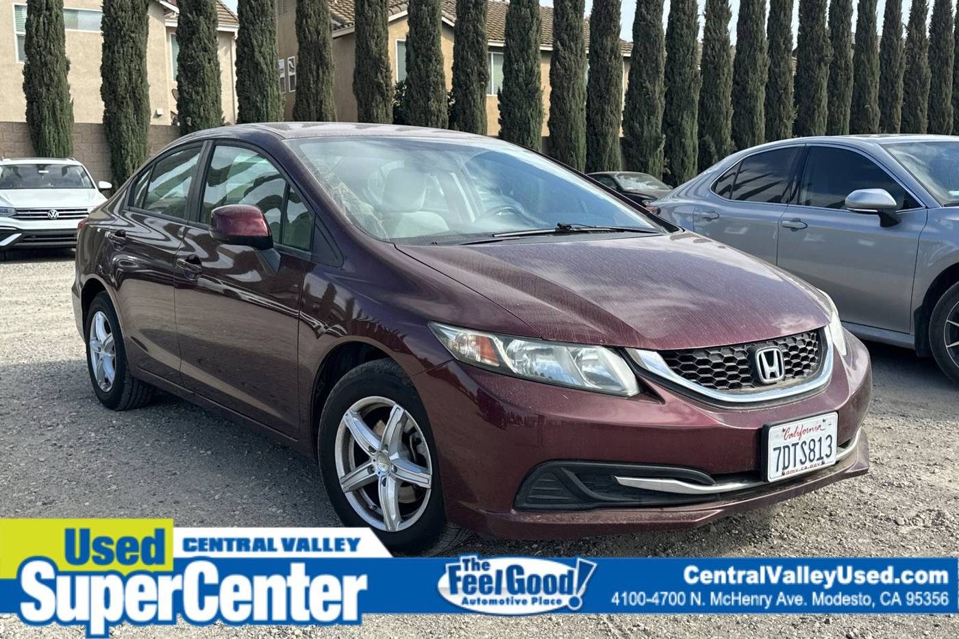 2013 Honda Civic LX — Sedan — 177,220 mi — Modesto, CA