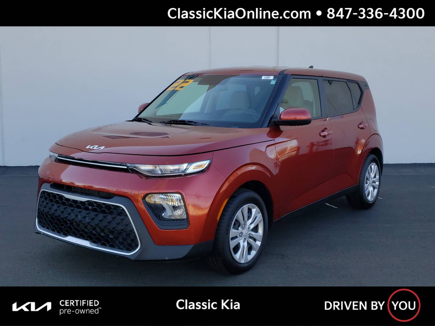 2022 Kia Soul LX — Hatchback — 34,504 mi — Waukegan, IL