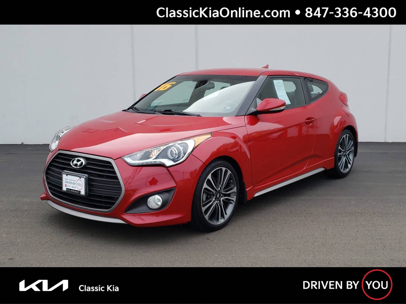2016 Hyundai Veloster Turbo — Hatchback — 47,235 mi — Waukegan, IL