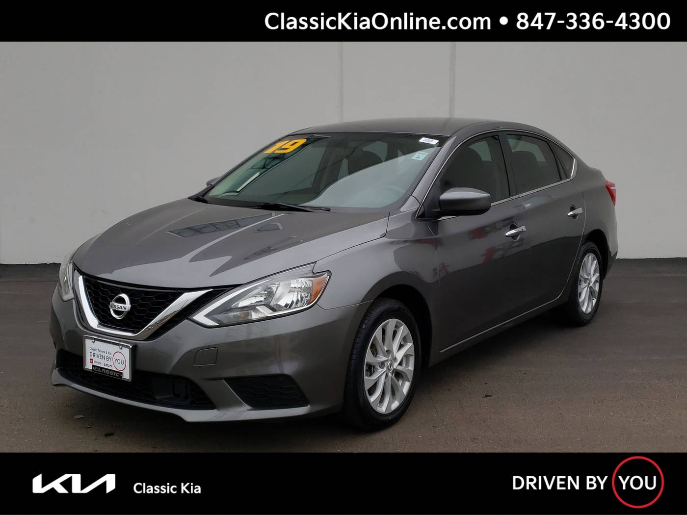 2019 Nissan Sentra SV — Sedan — 86,780 mi — Waukegan, IL