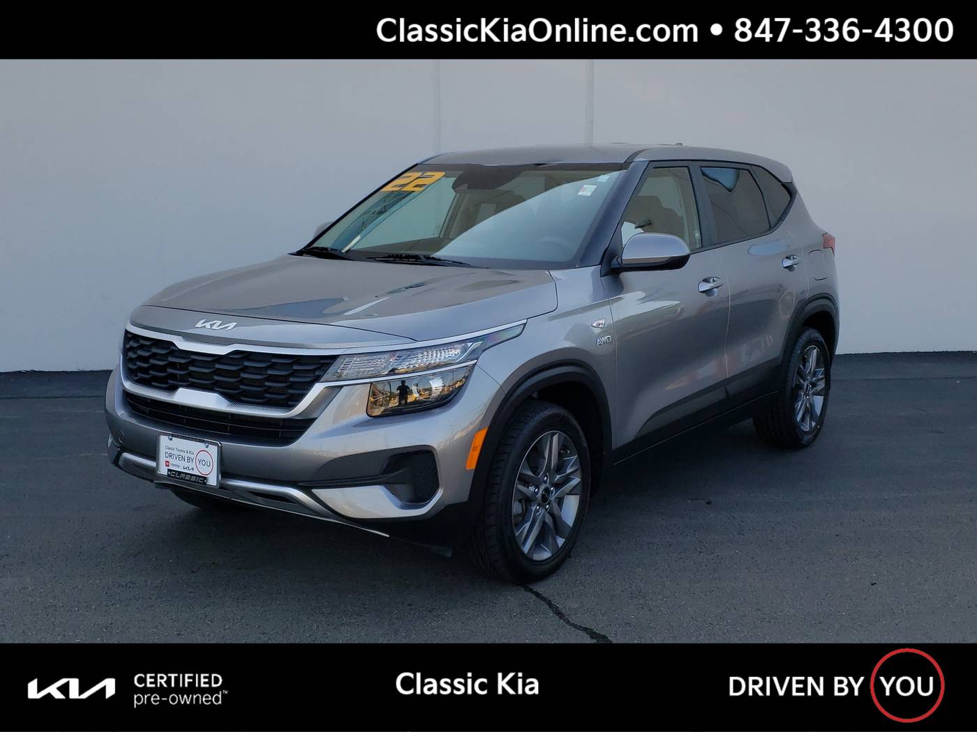 2022 Kia Seltos LX — SUV — 63,539 mi — Waukegan, IL