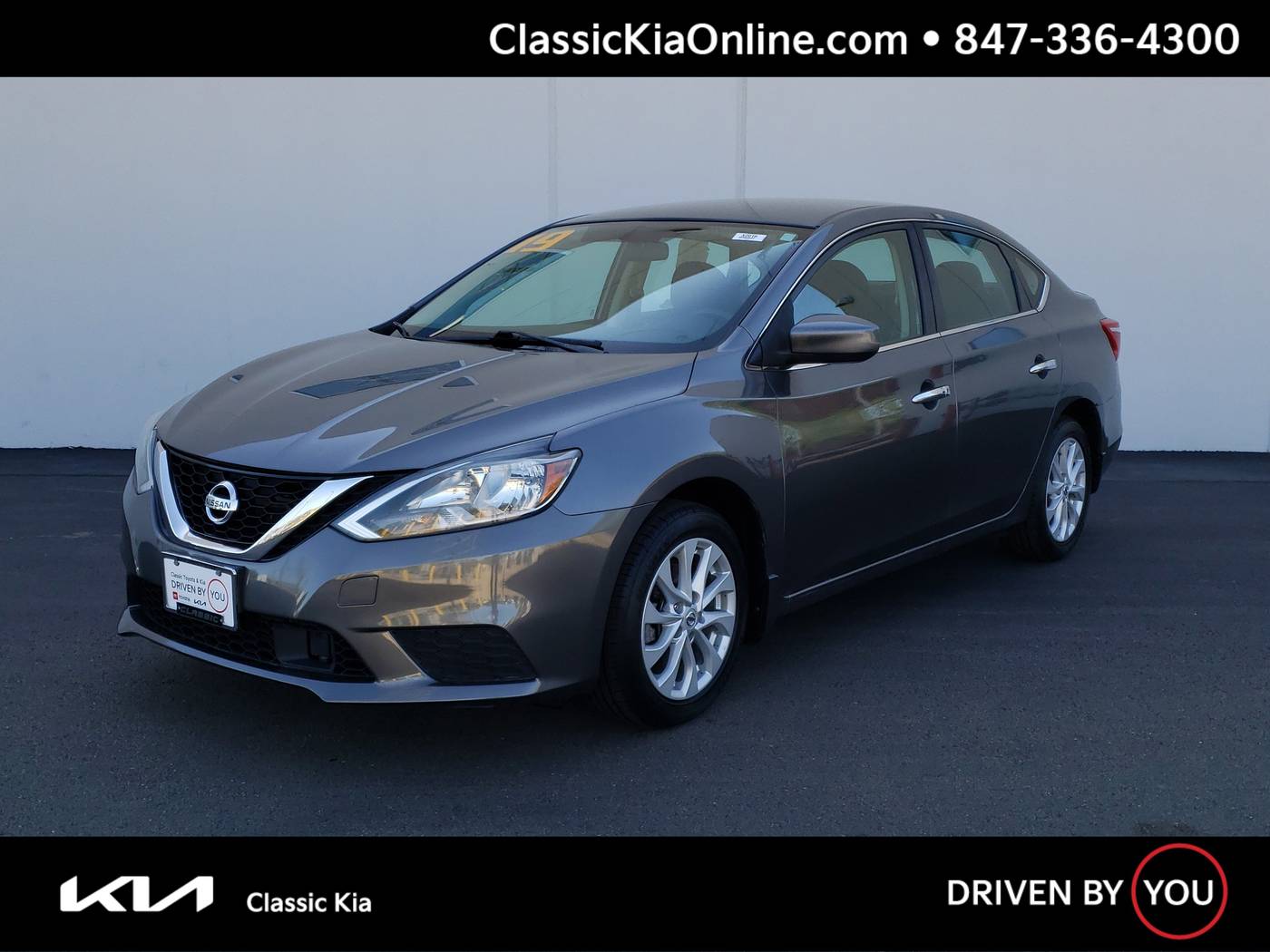 2019 Nissan Sentra SV — Sedan — 86,286 mi — Waukegan, IL