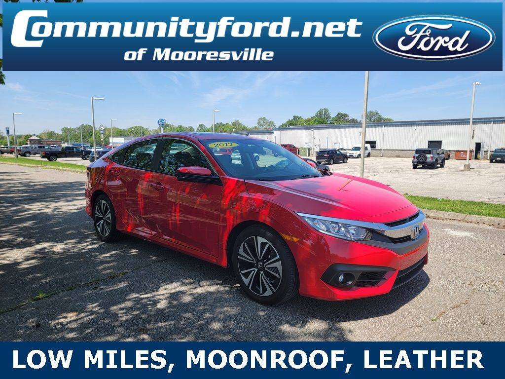 2017 Honda Civic EX-L — Sedan — 9,738 mi — Mooresville, IN