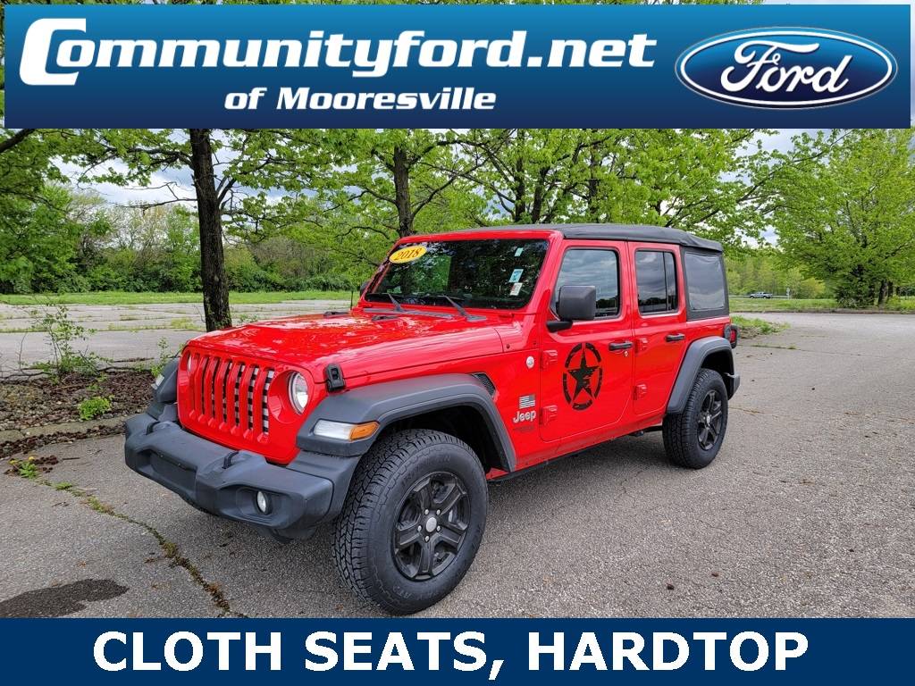 2018 Jeep Wrangler Sport S — SUV — 59,598 mi — Mooresville, IN