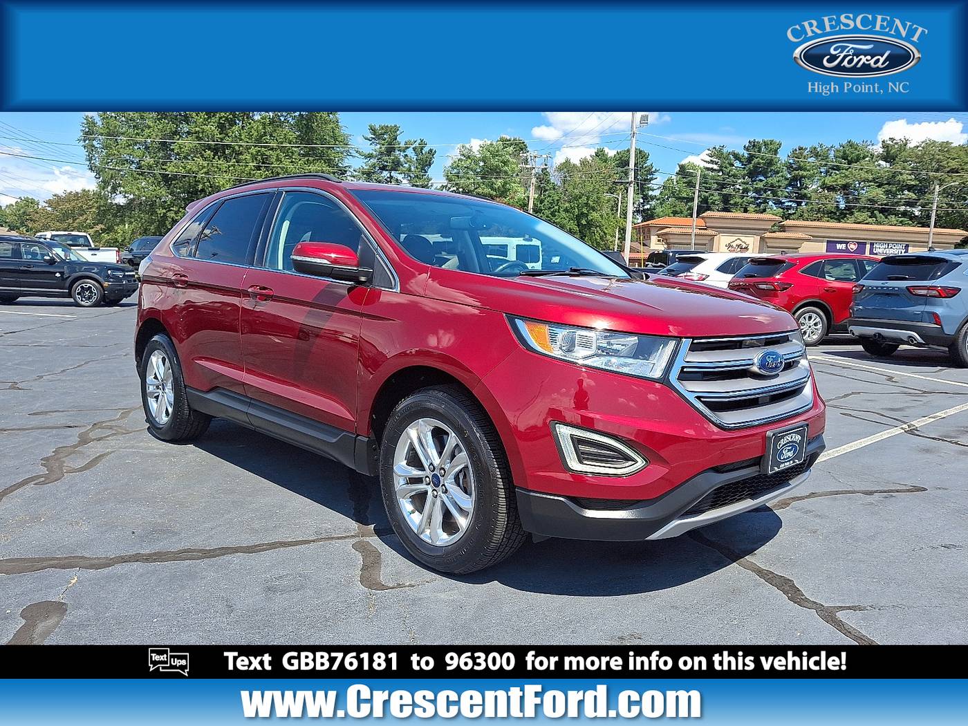 2016 Ford Edge SEL — SUV — 82,066 mi — High Point, NC