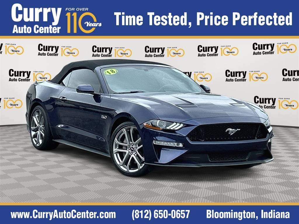 2018 Ford Mustang GT Premium — Convertible — 8,630 mi — Bloomington, IN