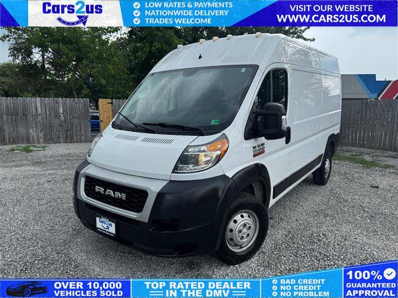 2020 Ram ProMaster Cargo Van 1500 — Cargo Van — 90,075 mi — Woodbridge, VA
