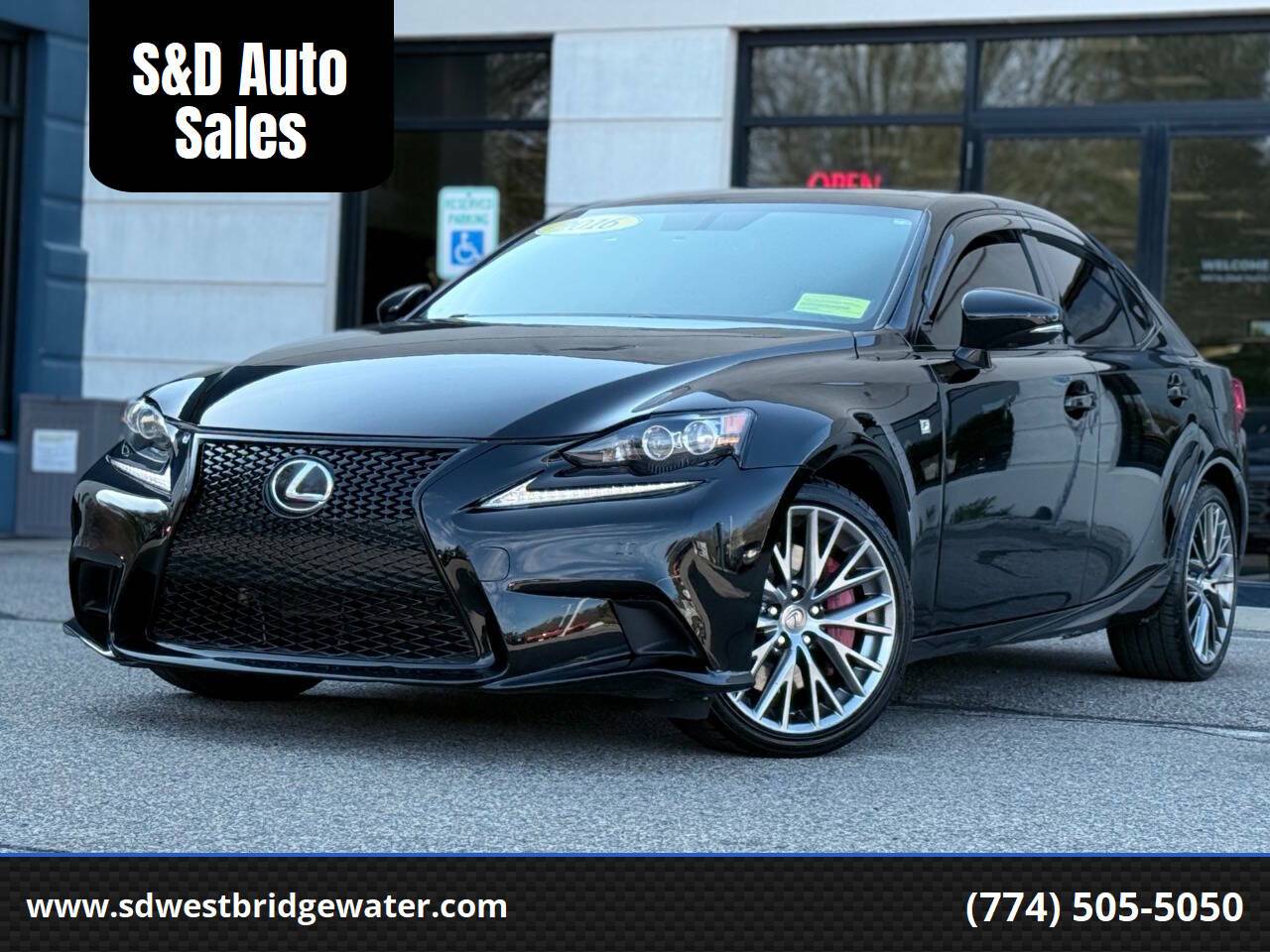 2016 Lexus IS IS 300 — Sedan — 81,172 mi — West Bridgewater, MA