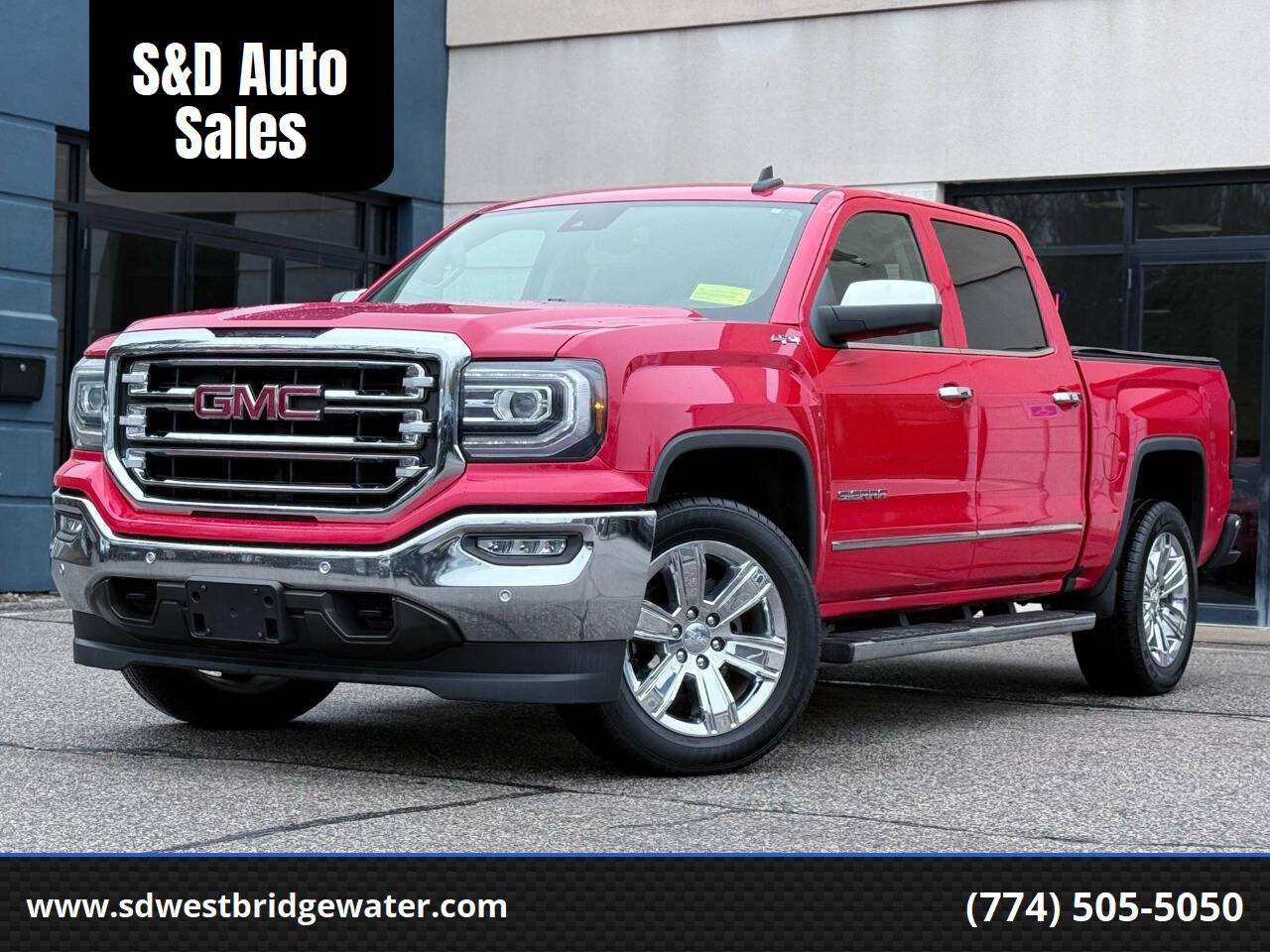 2018 GMC Sierra 1500 SLT — Pickup Truck — 121,775 mi — West Bridgewater, MA