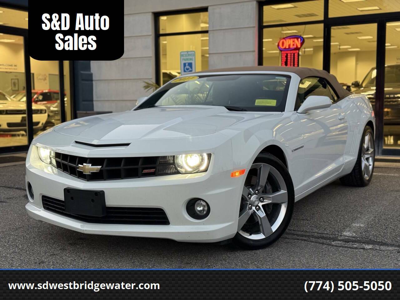 2011 Chevrolet Camaro 2SS — Convertible — 33,856 mi — West Bridgewater, MA