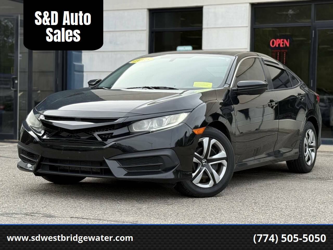 2016 Honda Civic LX — Sedan — 174,000 mi — West Bridgewater, MA