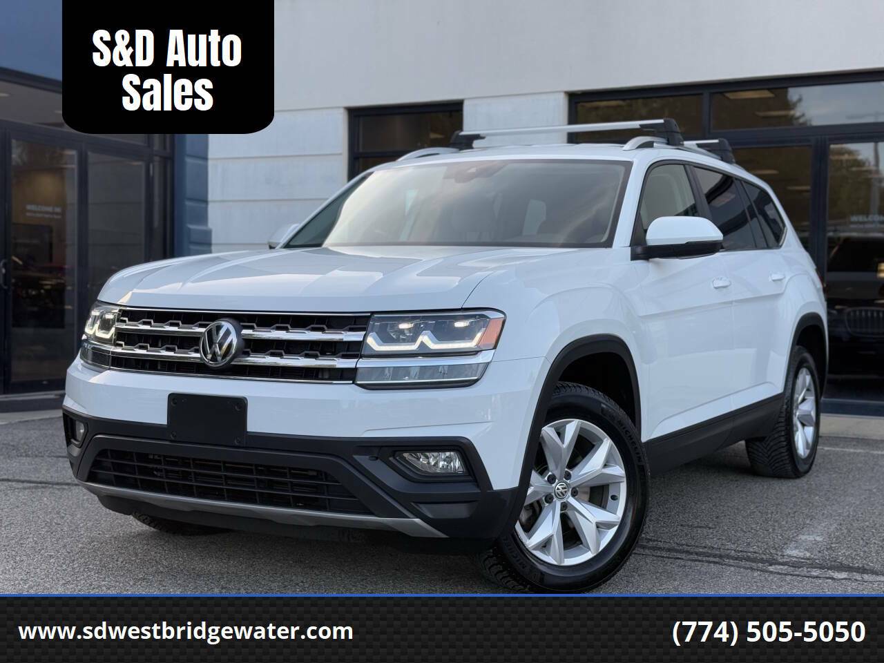 2018 Volkswagen Atlas SE with Technology — SUV — 119,521 mi — West Bridgewater, MA