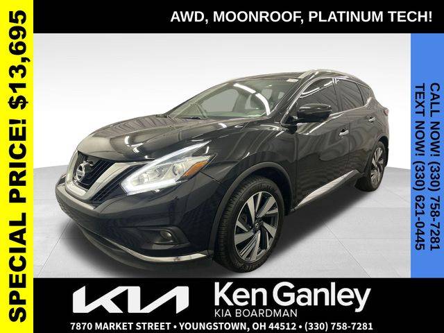 2017 Nissan Murano Platinum — SUV — 122,085 mi — Boardman, OH