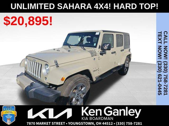 2017 Jeep Wrangler Sahara — SUV — 104,094 mi — Boardman, OH