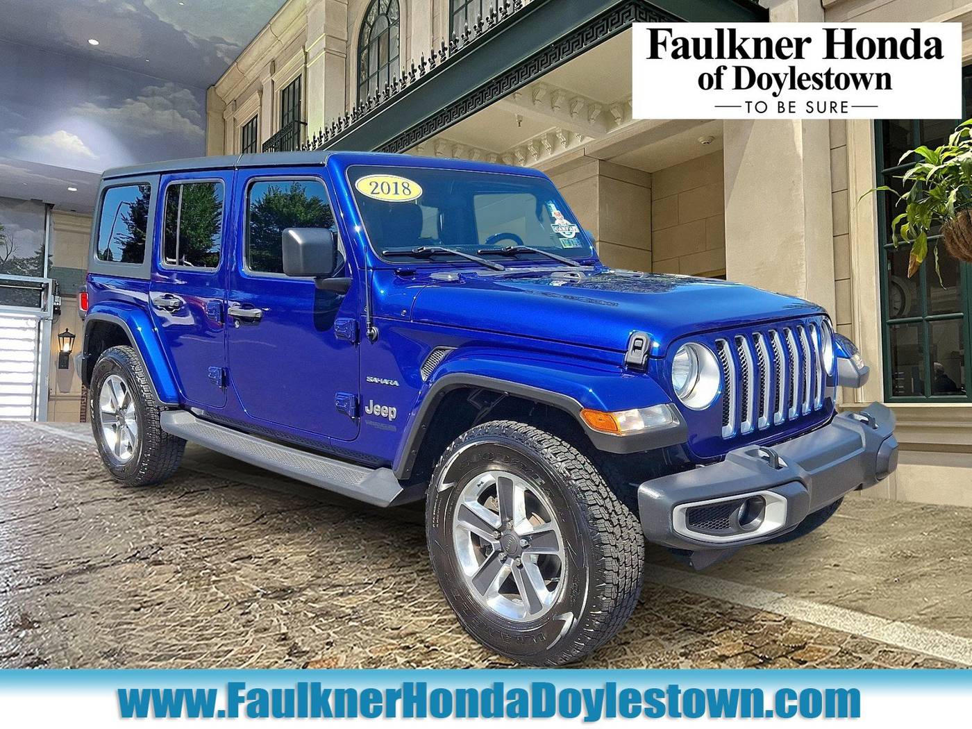 2018 Jeep Wrangler Sahara — SUV — 55,542 mi — Doylestown, PA
