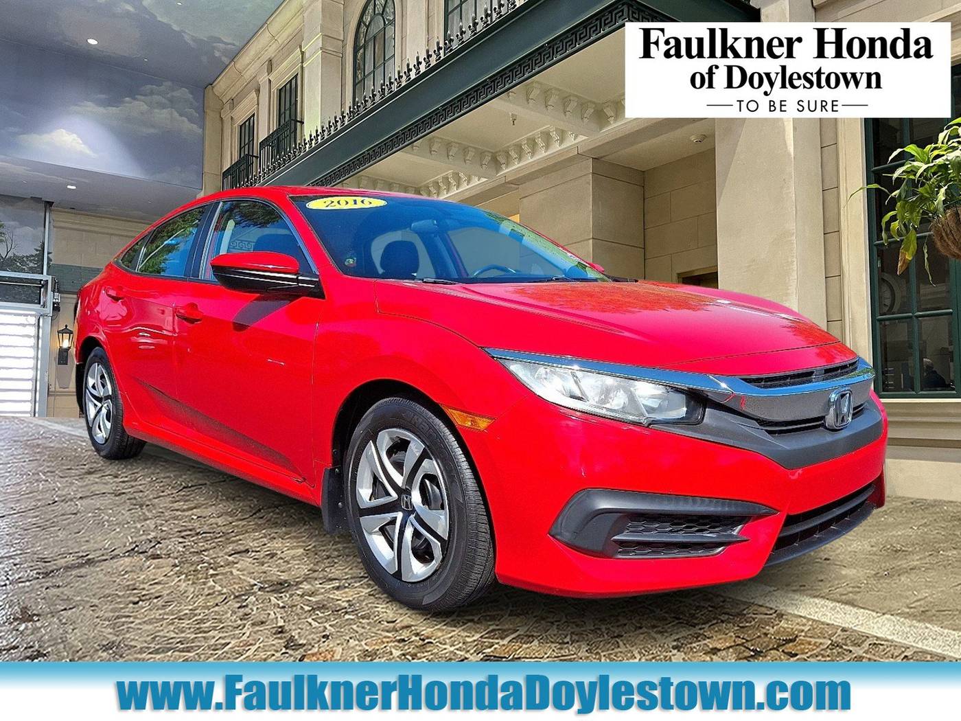 2016 Honda Civic LX — Sedan — 93,080 mi — Doylestown, PA