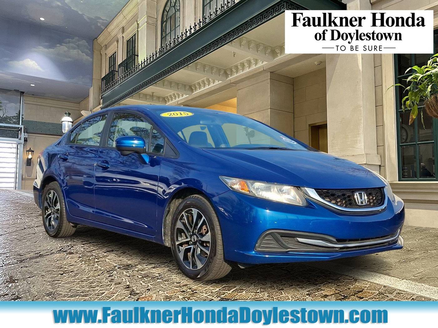 2015 Honda Civic EX — Sedan — 89,925 mi — Doylestown, PA