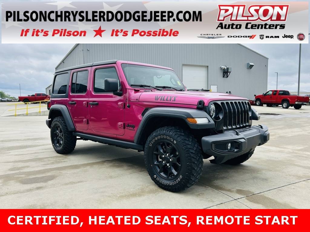 2021 Jeep Wrangler Willys — SUV — 50,023 mi — Mattoon, IL