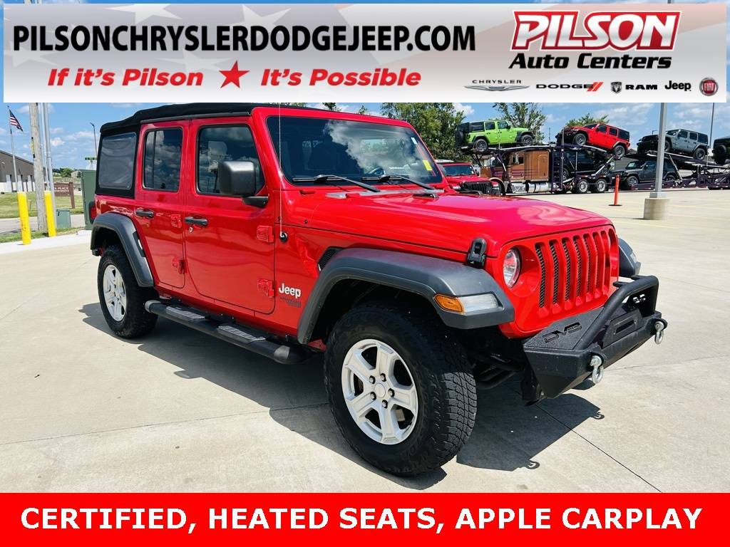 2018 Jeep Wrangler Sport S — SUV — 75,355 mi — Mattoon, IL