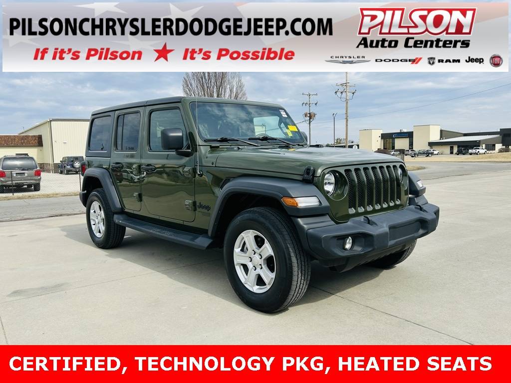 2021 Jeep Wrangler Sport S — SUV — 49,153 mi — Mattoon, IL