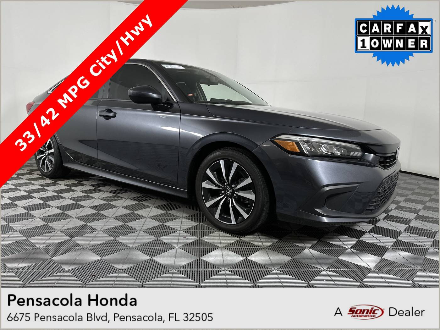 2024 Honda Civic EX — Sedan — 22,220 mi — Pensacola, FL