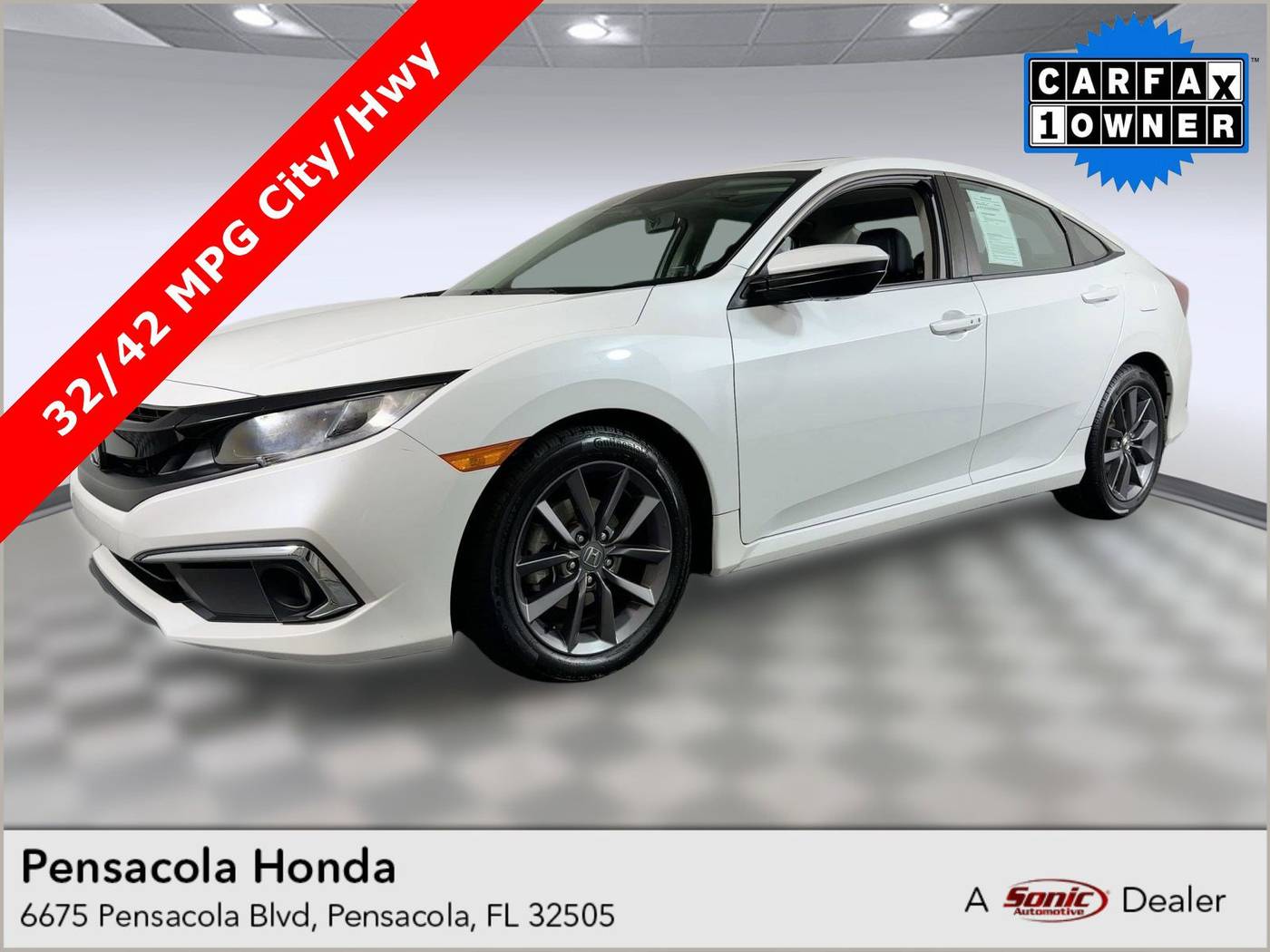 2020 Honda Civic EX-L — Sedan — 30,811 mi — Pensacola, FL