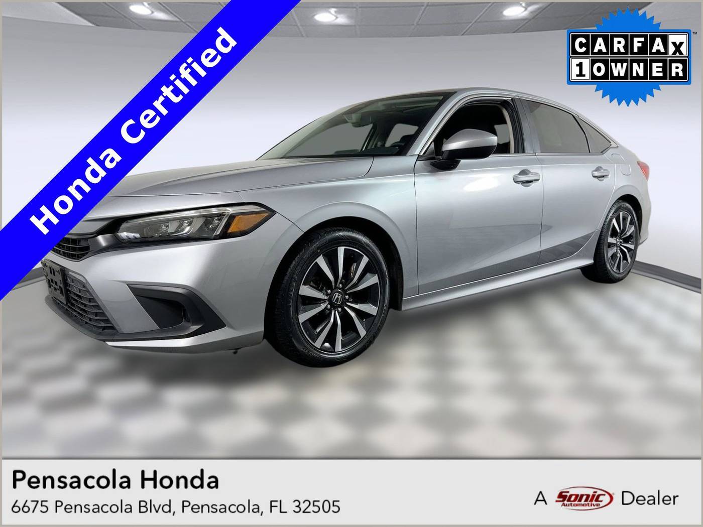 2023 Honda Civic EX — Sedan — 21,539 mi — Pensacola, FL