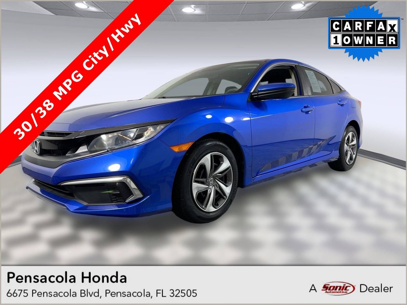2020 Honda Civic LX — Sedan — 17,877 mi — Pensacola, FL