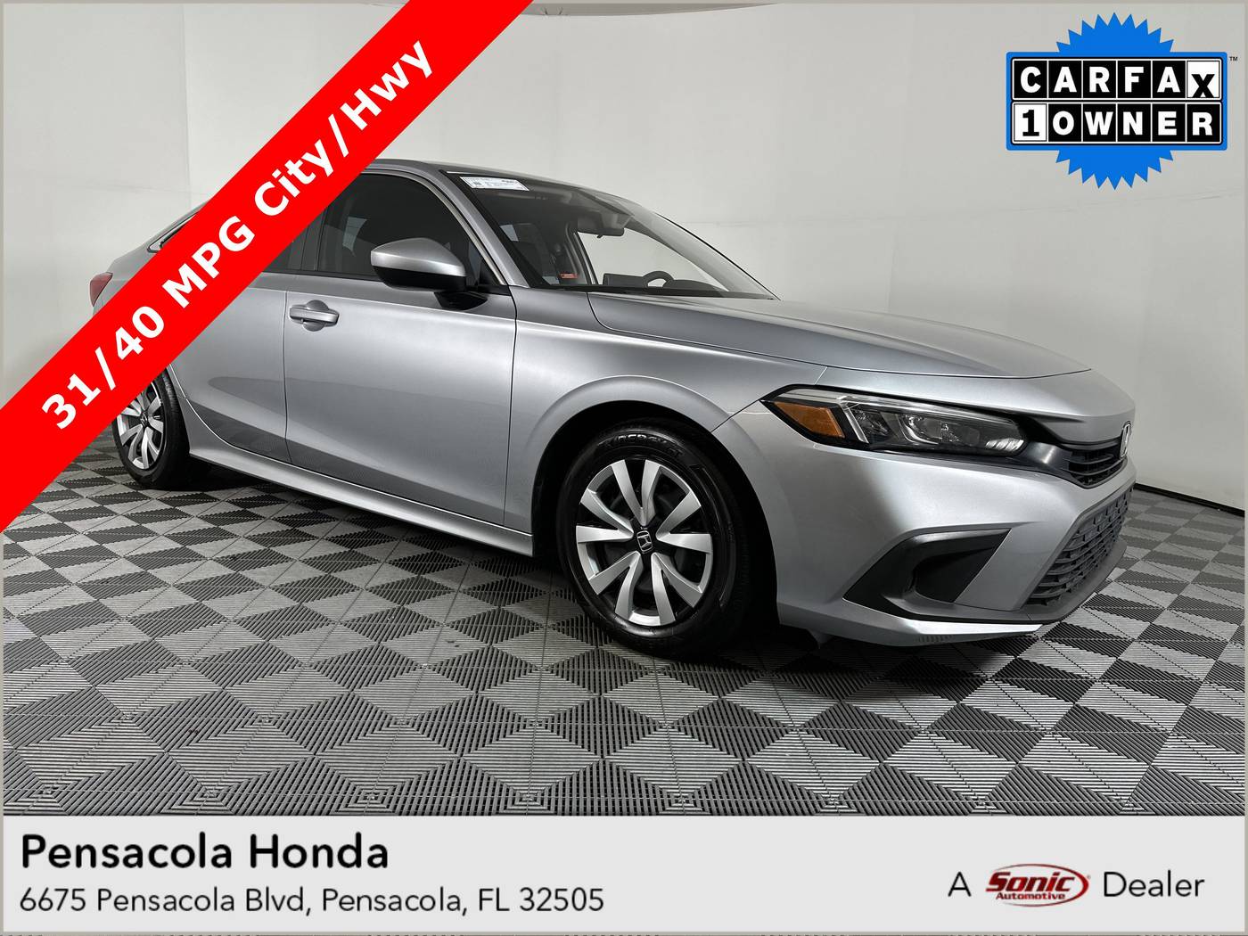 2024 Honda Civic LX — Sedan — 30,399 mi — Pensacola, FL