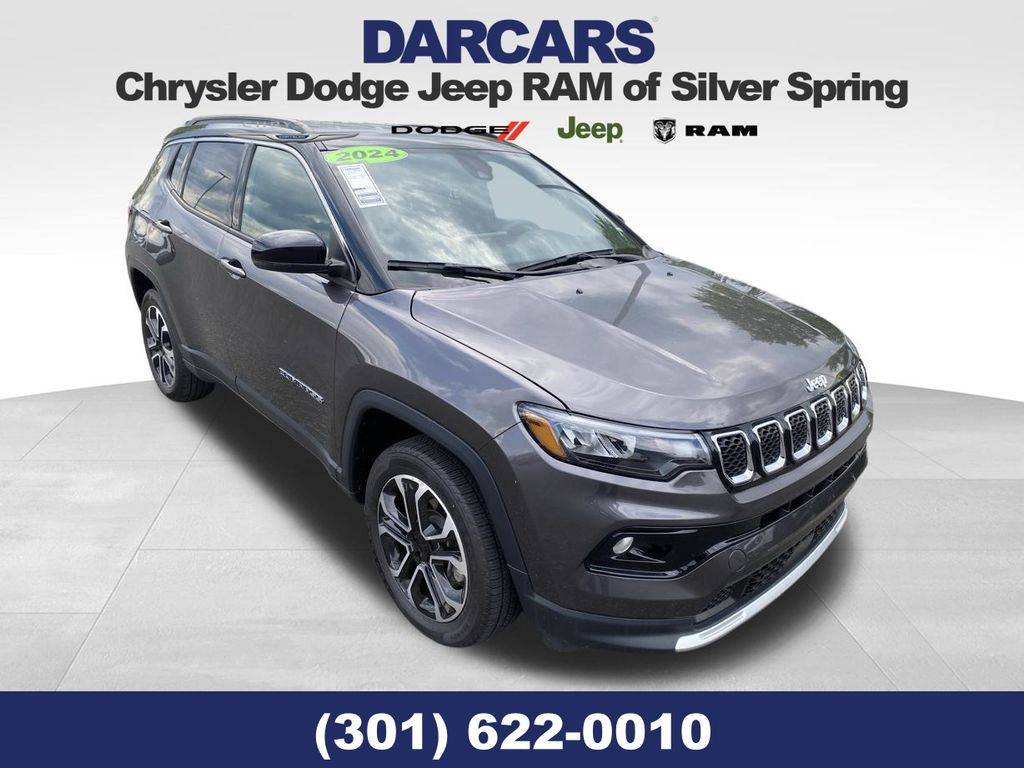 2024 Jeep Compass Limited — SUV — 33,245 mi — Silver Spring, MD