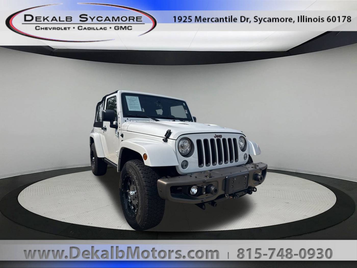 2017 Jeep Wrangler 75th Anniversary — SUV — 34,490 mi — Sycamore, IL