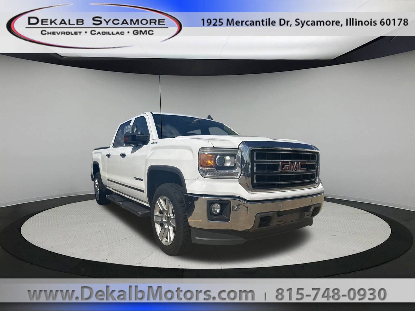 2015 GMC Sierra 1500 SLT — Pickup Truck — 76,522 mi — Sycamore, IL