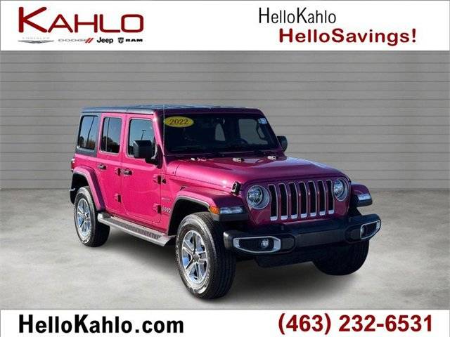 2022 Jeep Wrangler Sahara — SUV — 22,568 mi — Noblesville, IN