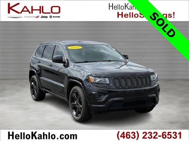 2015 Jeep Grand Cherokee Altitude — SUV — 123,665 mi — Noblesville, IN