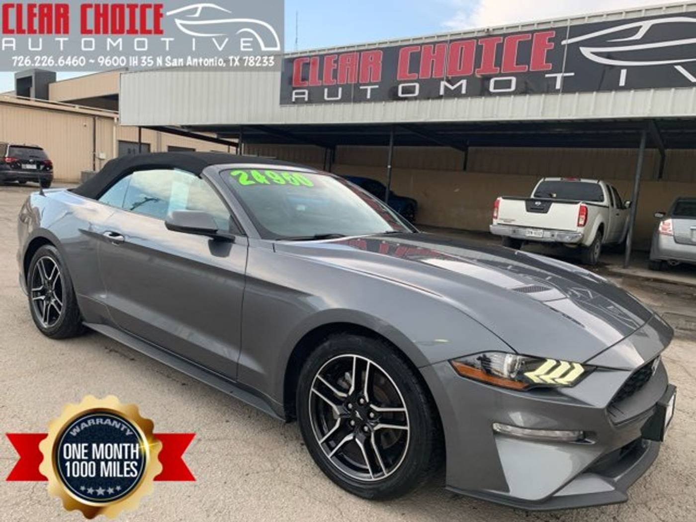 2022 Ford Mustang EcoBoost Premium — Convertible — 56,413 mi — San Antonio, TX