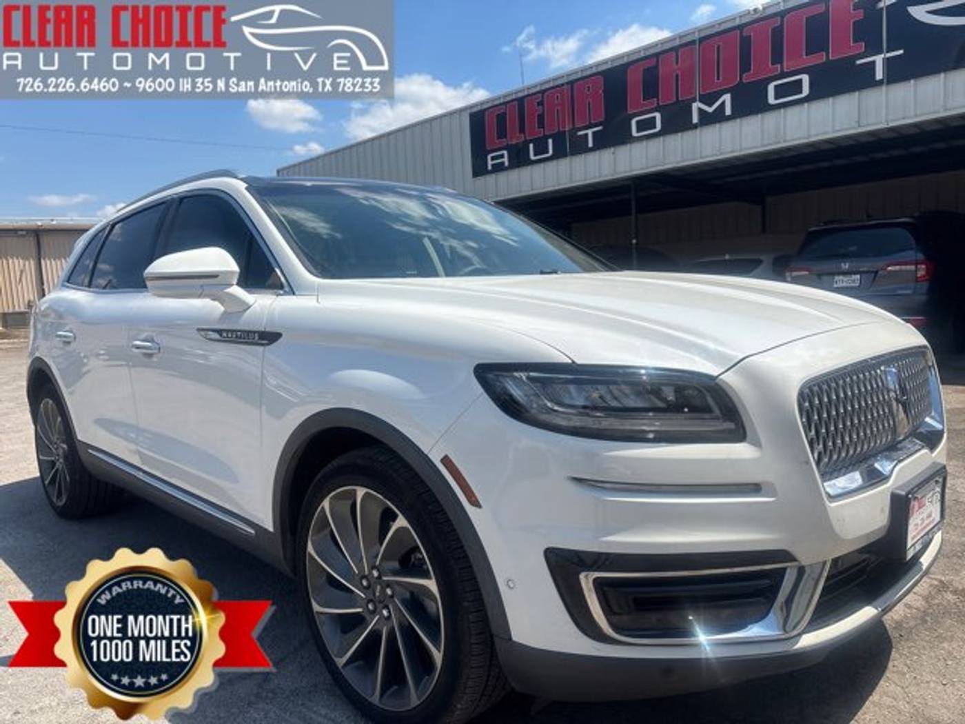 2020 Lincoln Nautilus Reserve — SUV — 60,723 mi — San Antonio, TX