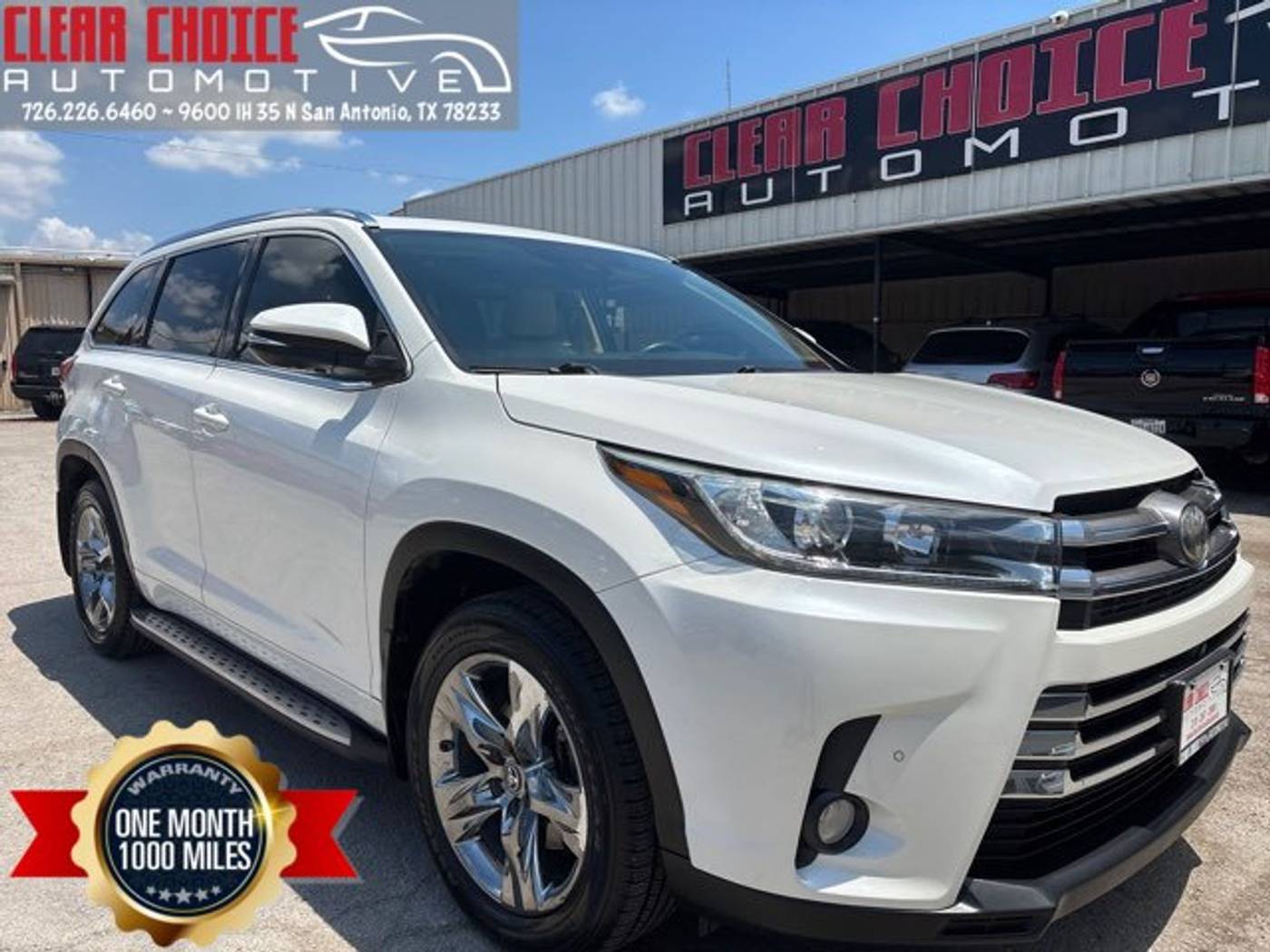 2018 Toyota Highlander Limited — SUV — 80,361 mi — San Antonio, TX
