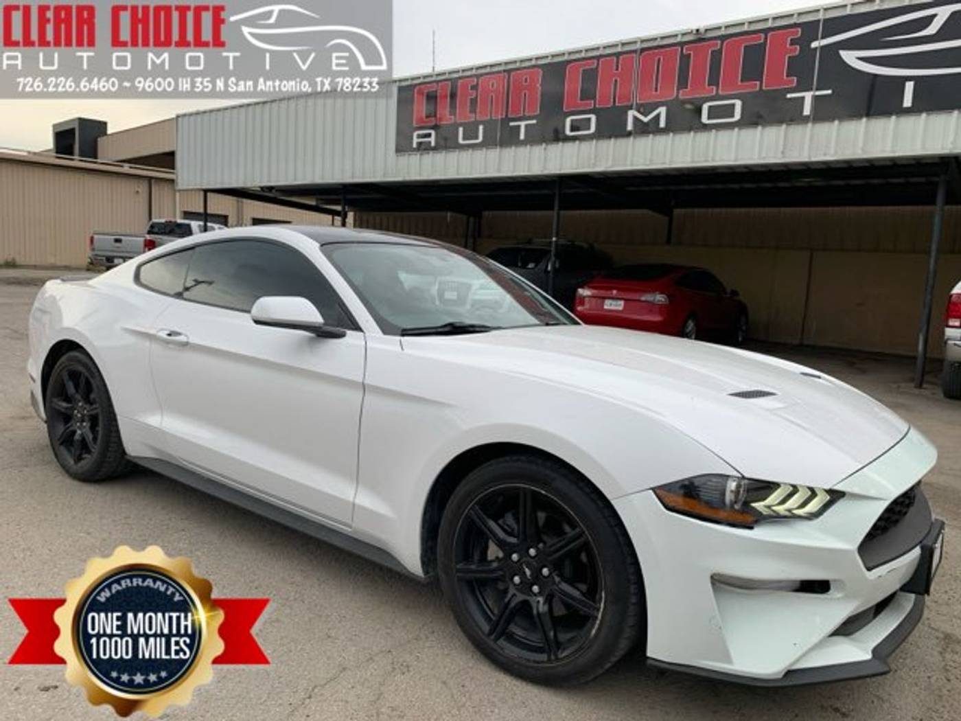 2018 Ford Mustang EcoBoost — Coupe — 75,805 mi — San Antonio, TX