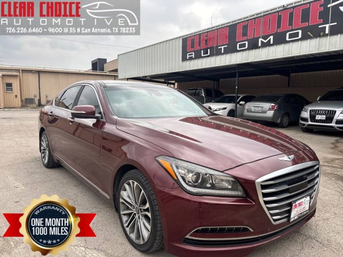 2015 Hyundai Genesis 3.8 — Sedan — 100,508 mi — San Antonio, TX
