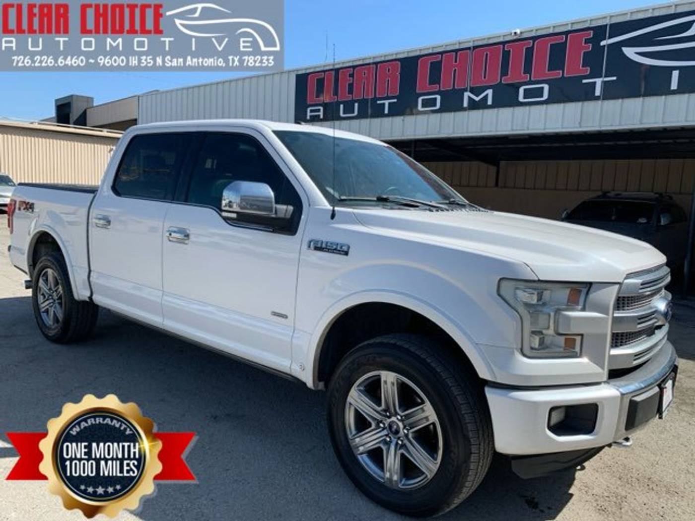 2016 Ford F-150 Platinum — Pickup Truck — 151,590 mi — San Antonio, TX