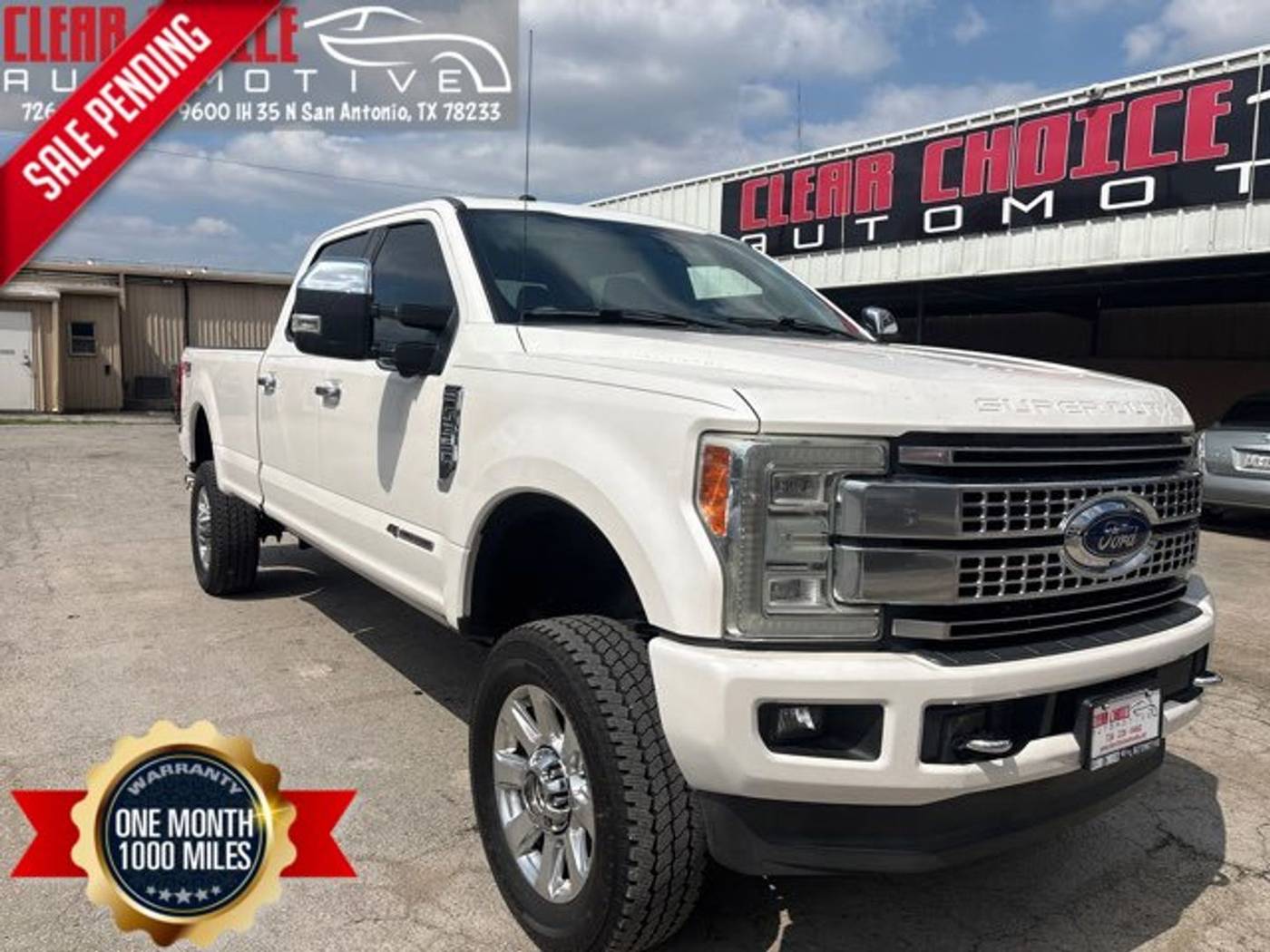 2017 Ford Super Duty F-350 Platinum — Pickup Truck — 143,422 mi — San Antonio, TX