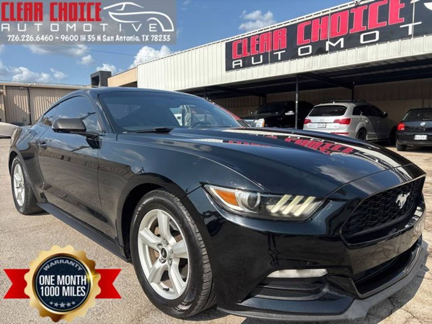 2017 Ford Mustang V6 — Coupe — 84,290 mi — San Antonio, TX