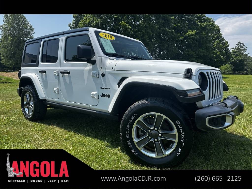 2018 Jeep Wrangler Sahara — SUV — 55,035 mi — Angola, IN