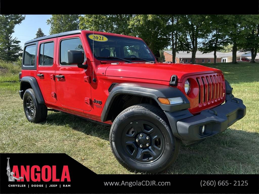 2021 Jeep Wrangler Sport — SUV — 36,281 mi — Angola, IN