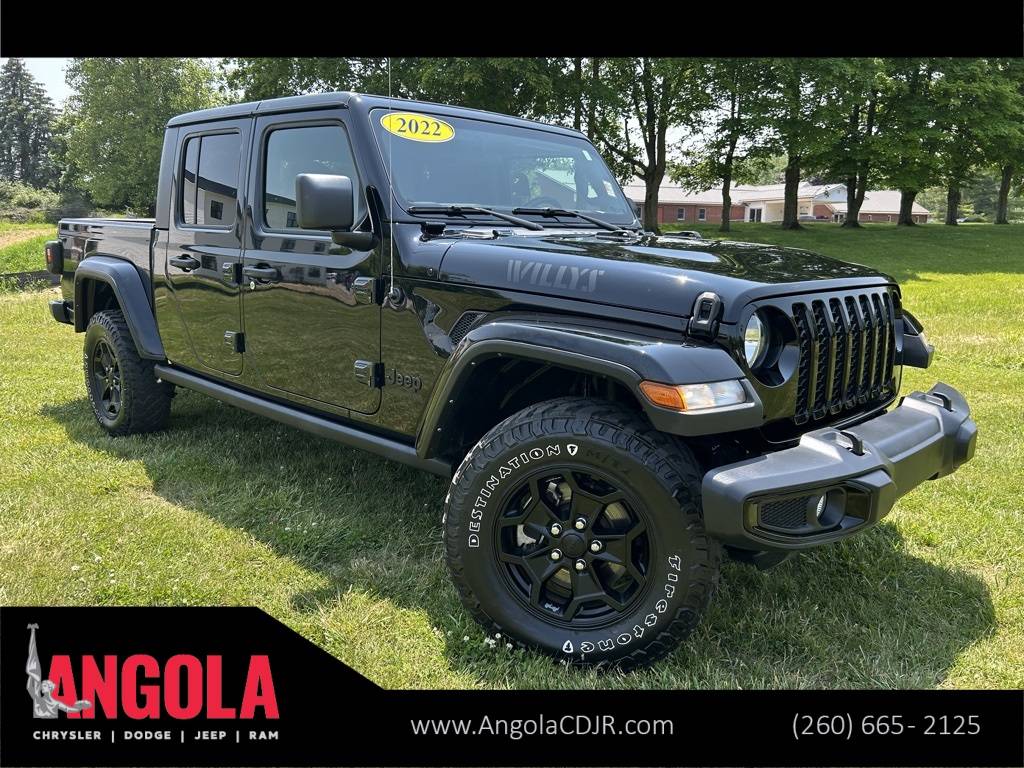 2022 Jeep Gladiator Willys — Pickup Truck — 36,095 mi — Angola, IN