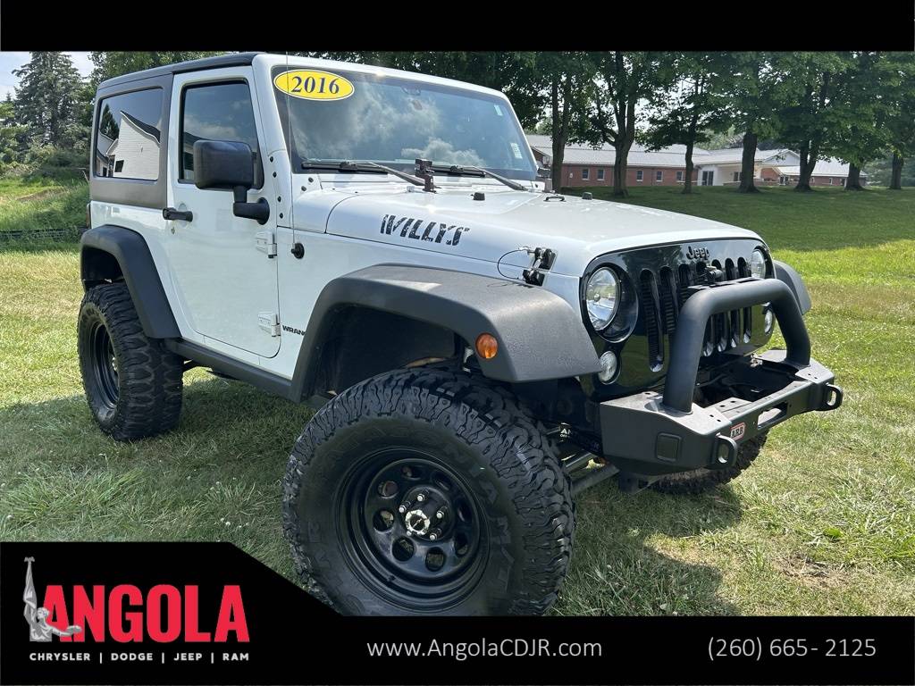 2016 Jeep Wrangler Willys Wheeler — SUV — 103,408 mi — Angola, IN