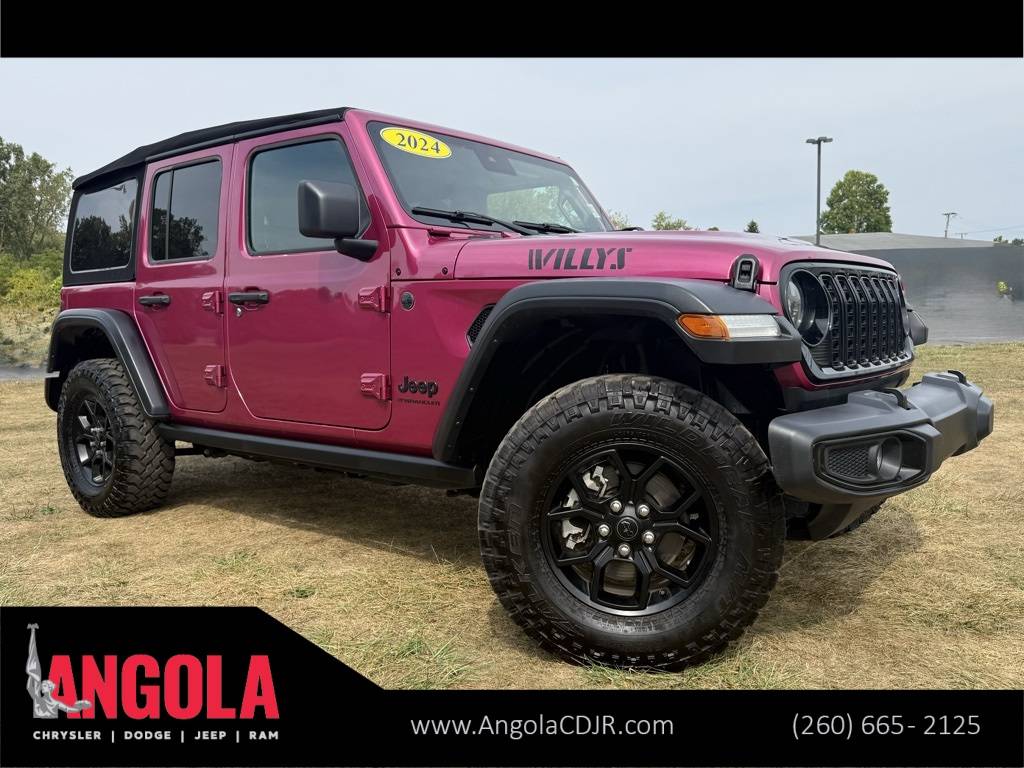 2024 Jeep Wrangler Willys — SUV — 25,170 mi — Angola, IN
