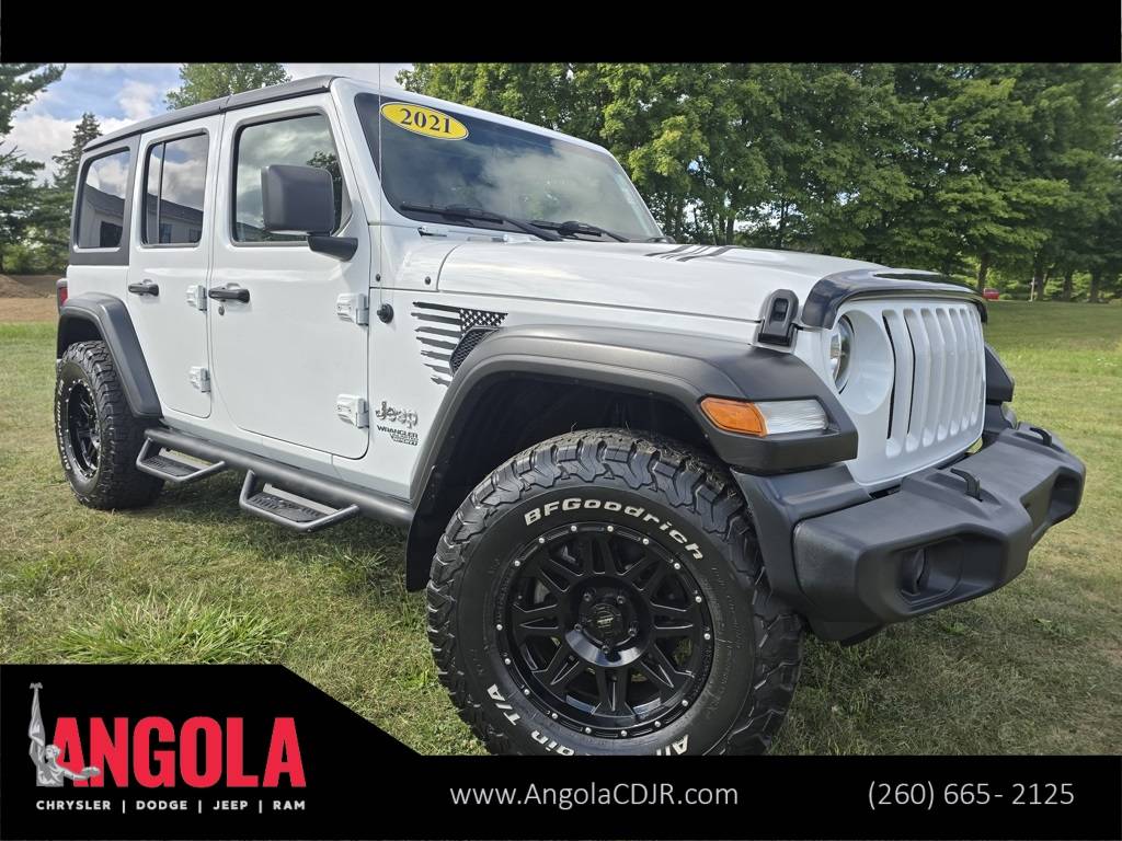 2021 Jeep Wrangler Sport S — SUV — 57,476 mi — Angola, IN