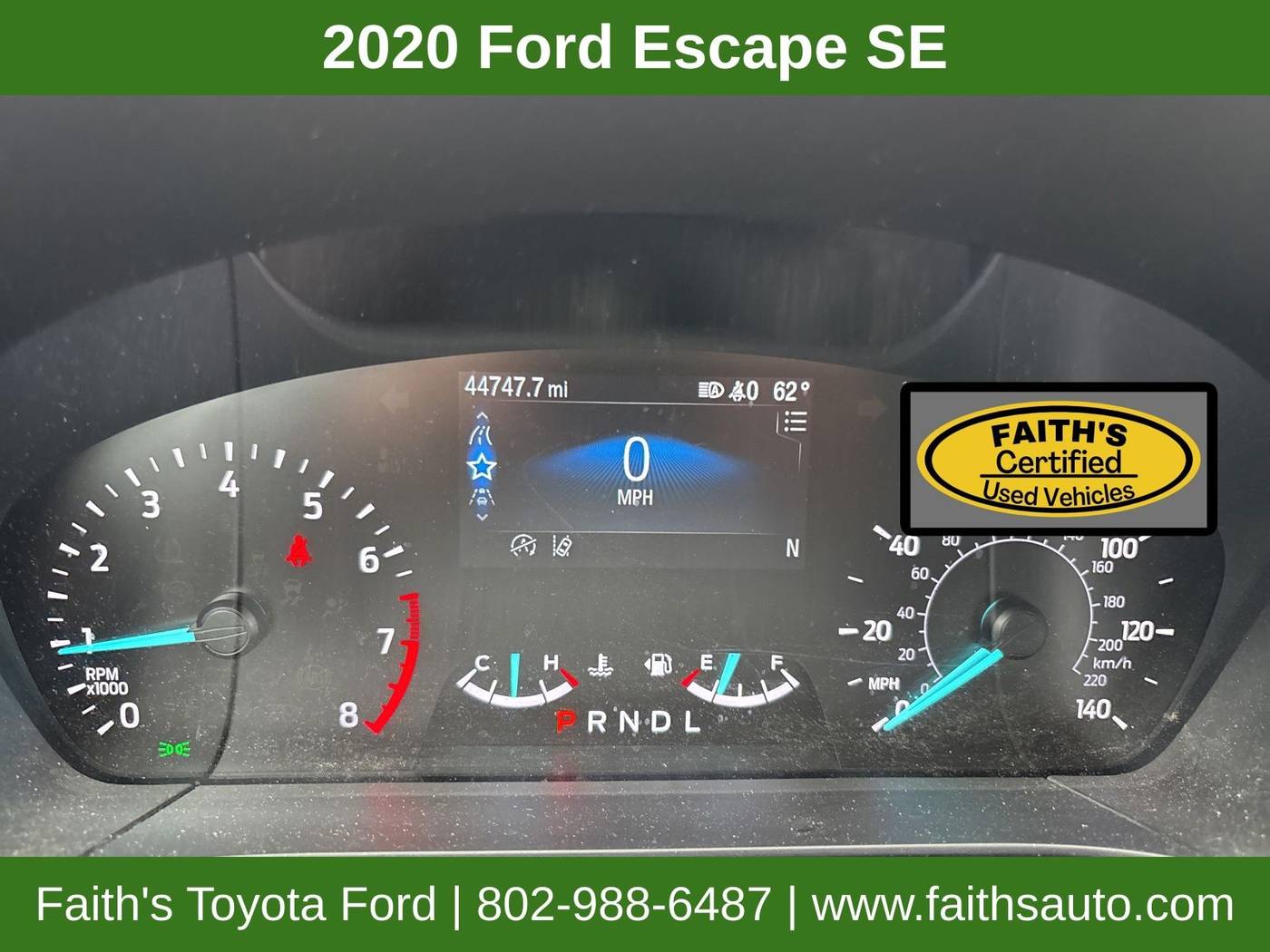 2020 Ford Escape SE — SUV — 44,747 mi — Westminster, VT