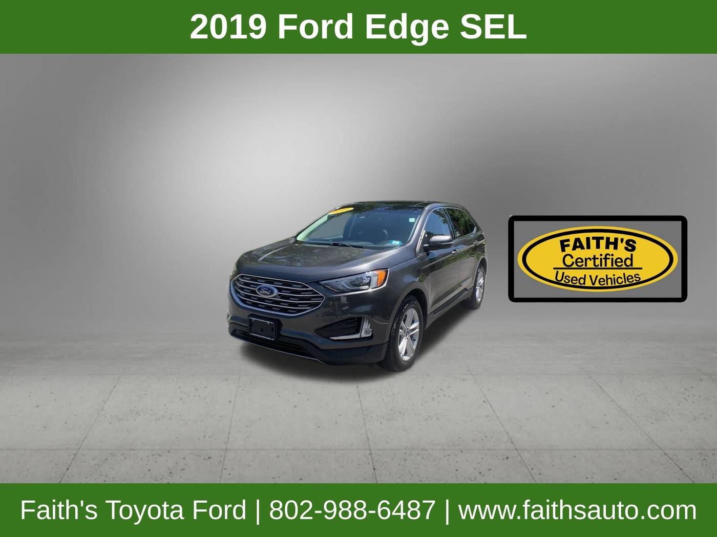 2019 Ford Edge SEL — SUV — 60,651 mi — Westminster, VT